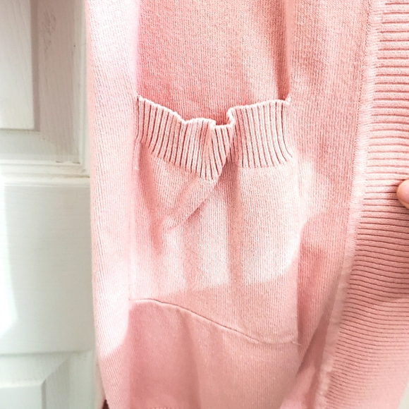 Pink Cardigan with Pockets - Picture 3 of 5